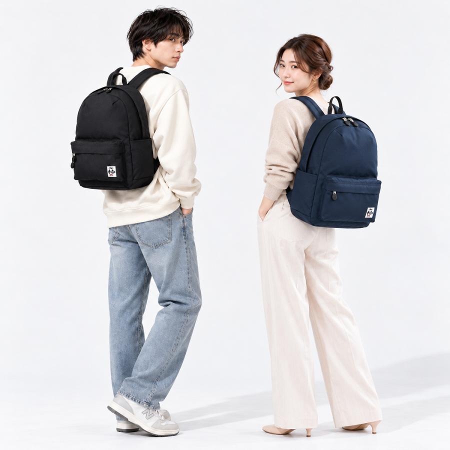 最大41% 10/18限定 チャムス リュック 27L 大容量 軽量 男子 女子 中学生 高校生 黒 通学 部活 大きめ スクールバッグ デイパック A4 CHUMS CH60-4182 | CHUMS | 05