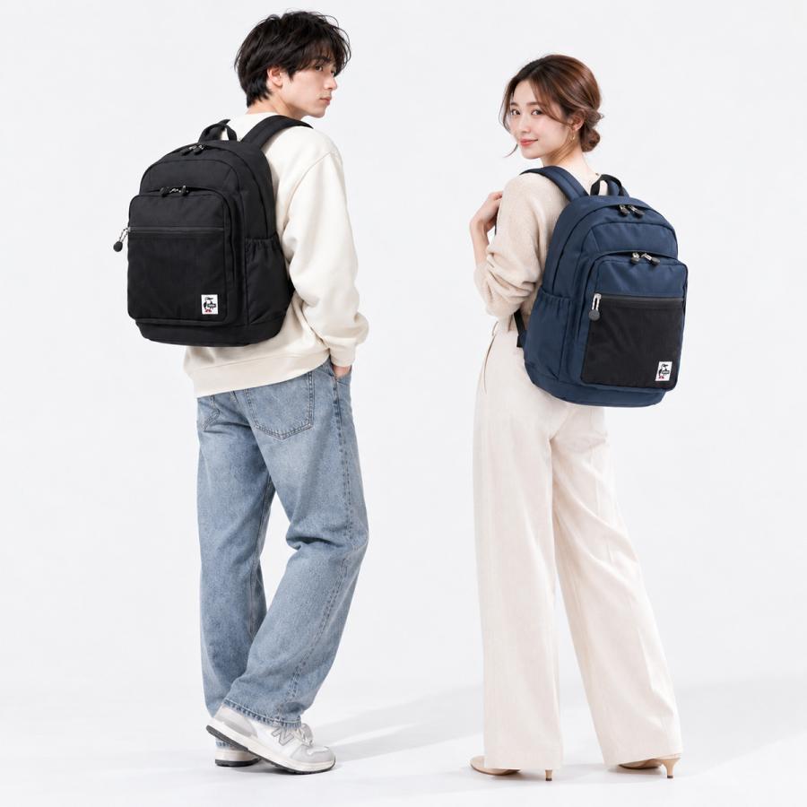 最大41% 10/18限定 チャムス リュック 34L 大容量 軽量 男子 女子 中学生 高校生 黒 通学 部活 大きめ スクールバッグ デイパック A4 B4 CHUMS CH60-4183 | CHUMS | 05