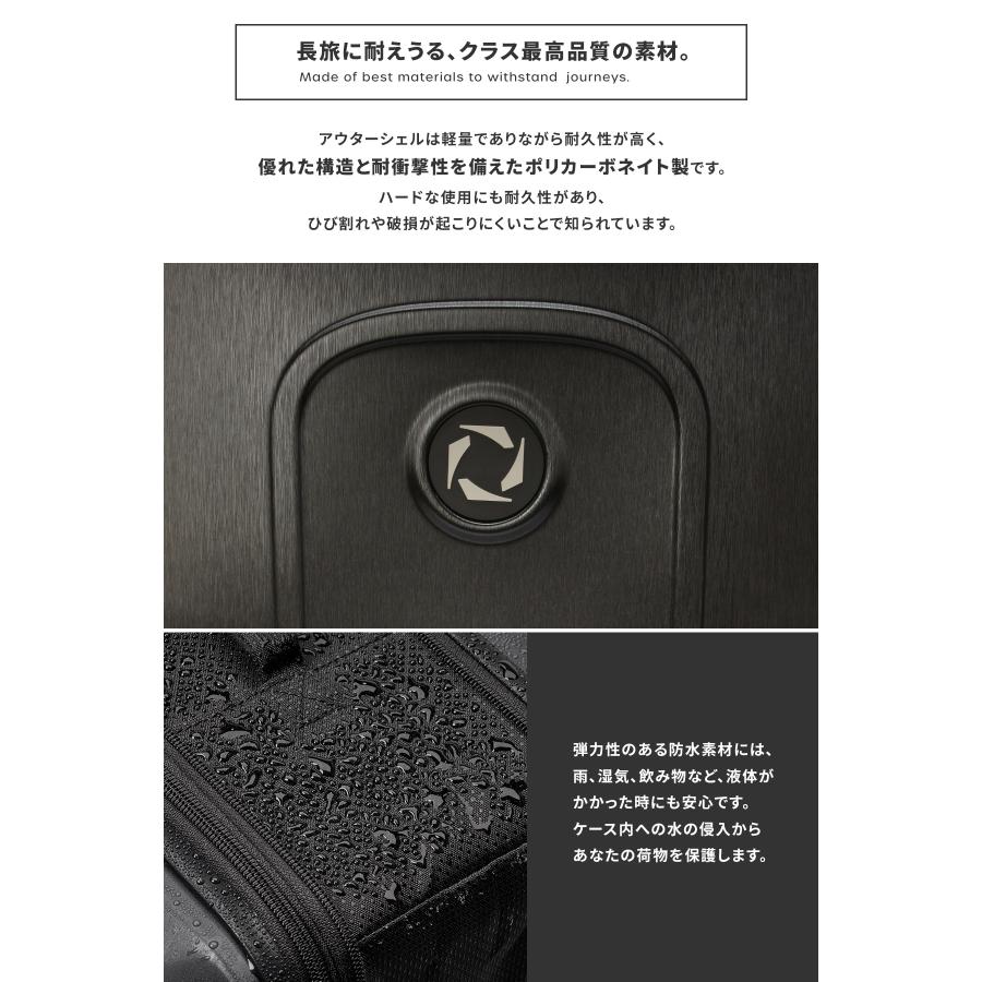 最大51% 2/3限定 senz° センズ スーツケース Mサイズ 折りたたみ 折り畳み 軽量 キャリーケース SZ-8803 在庫限り | ブランド登録なし | 14