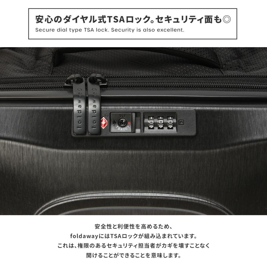 最大50% 9/6限定 senz° センズ スーツケース Mサイズ 折りたたみ 折り畳み 軽量 キャリーケース SZ-8803 在庫限り | ブランド登録なし | 18