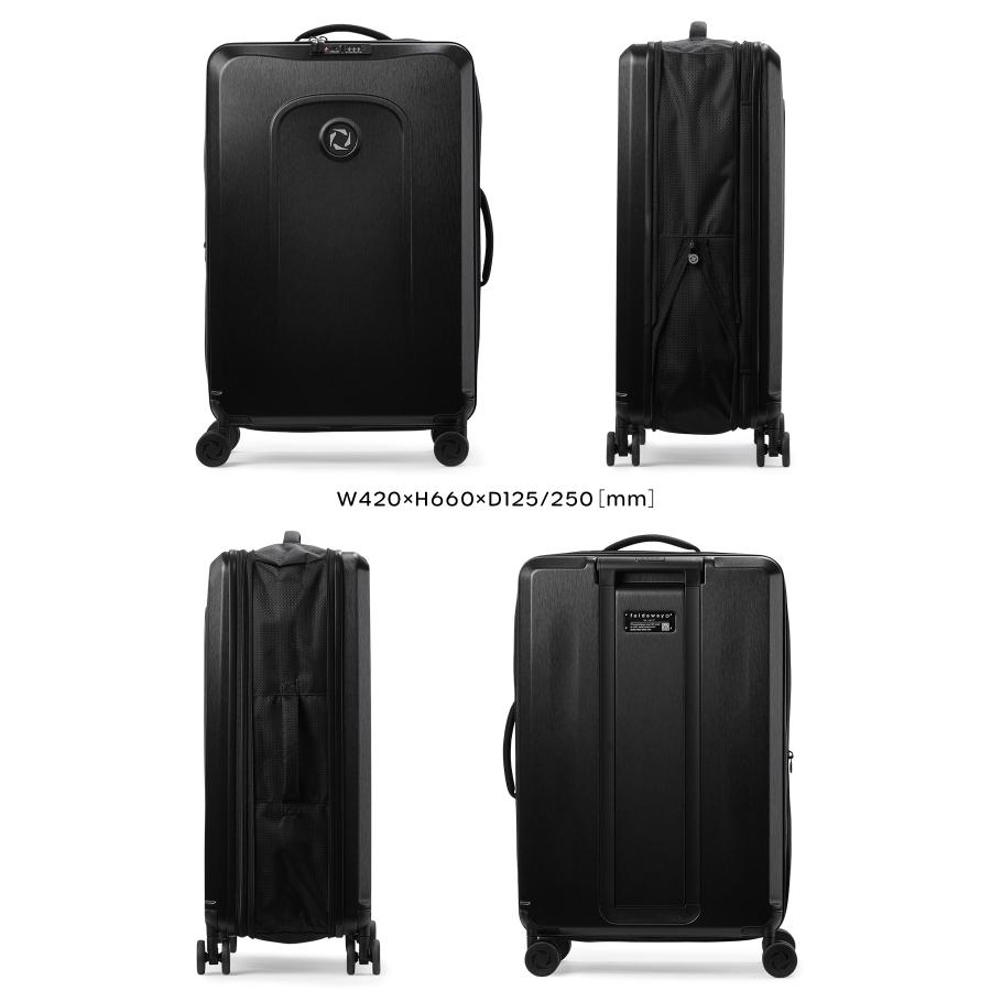 最大55% 12/21まで senz° センズ スーツケース Mサイズ 折りたたみ