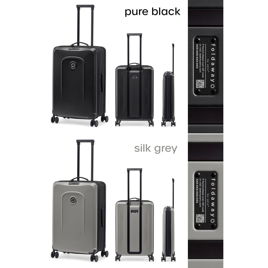 最大51% 2/3限定 senz° センズ スーツケース Mサイズ 折りたたみ 折り畳み 軽量 キャリーケース SZ-8803 在庫限り | ブランド登録なし | 09