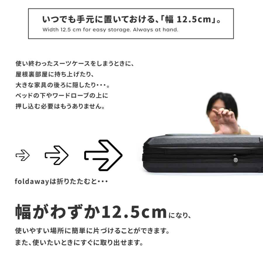最大50% 9/6限定 senz° センズ スーツケース Mサイズ 折りたたみ 折り畳み 軽量 キャリーケース SZ-8803 在庫限り | ブランド登録なし | 12