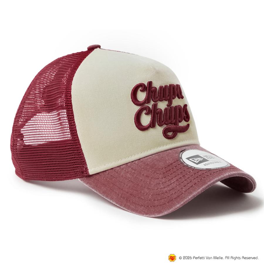 最大44% 3/1まで ニューエラ チュッパチャプス トラッカー メッシュ キャップ 帽子 NEW ERA  9FORTY A-Frame 14863789 14863788 14863787 チュッパチャップス | NEW ERA | 18