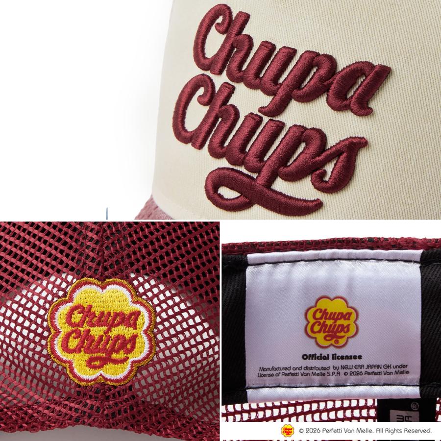 最大44% 3/1まで ニューエラ チュッパチャプス トラッカー メッシュ キャップ 帽子 NEW ERA  9FORTY A-Frame 14863789 14863788 14863787 チュッパチャップス | NEW ERA | 21