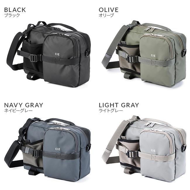 シーリーシングル3点パック 、新品 CIE（シー） 最大37% 1/8限定 CIE GRID3 グリッド3 ショルダーバッグ