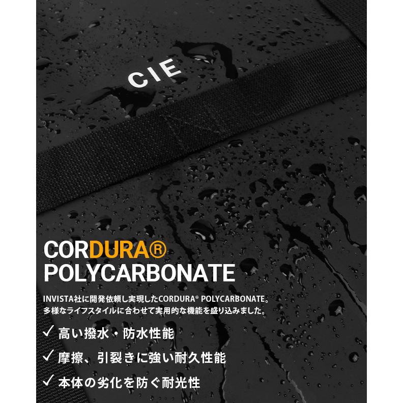 最大51% 9/15限定 CIE シー ボストンバッグ メンズ レディース ブランド ダッフルバッグ 防水 撥水 日本製 旅行 黒 34L 2WAY A4 B4 グリッド3 032205 | CIE | 09