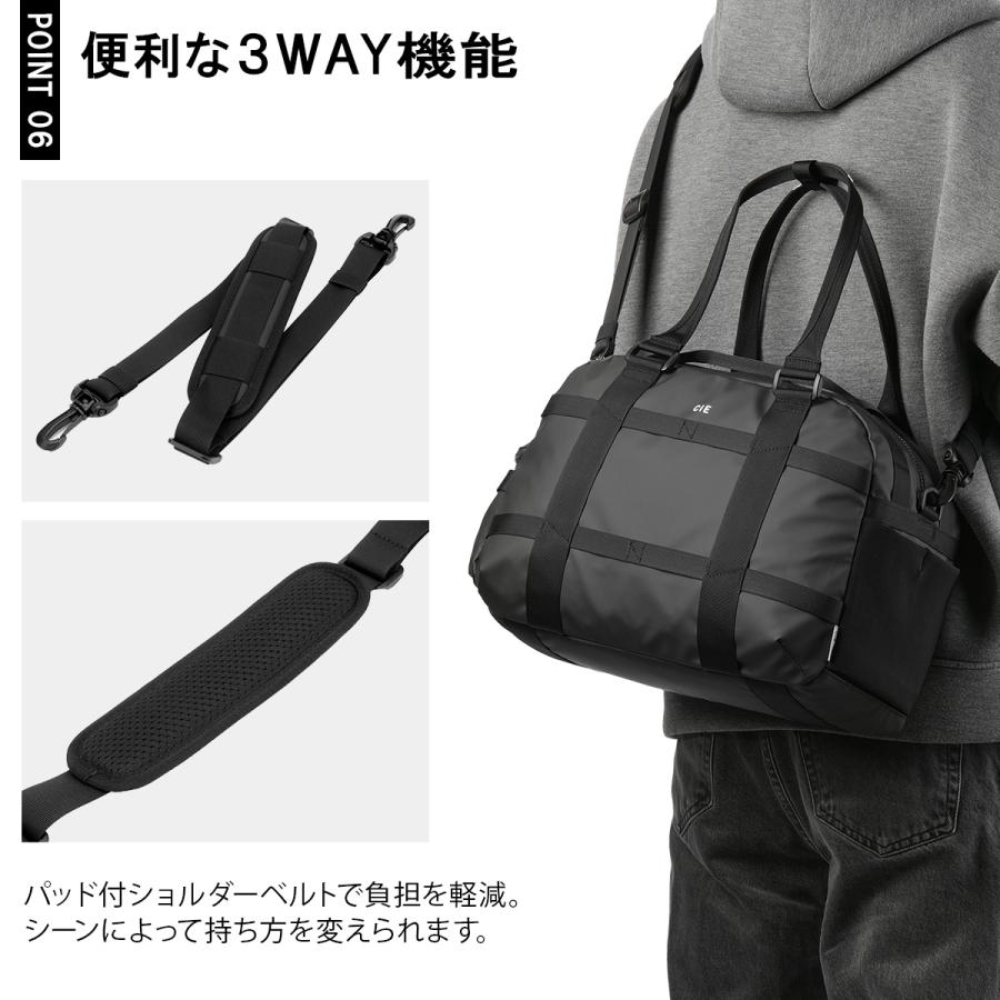 最大50% 1/8限定 シー グリッド3 ボストンバッグ メンズ レディース ブランド 旅行 大人 軽量 小さめ おしゃれ CIE GRID3 032207 | CIE | 17