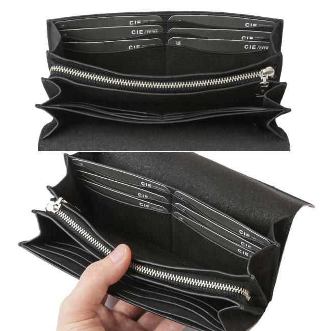 CIE（シー） エクストラ 財布 長財布 フラップ L字ファスナー 本革