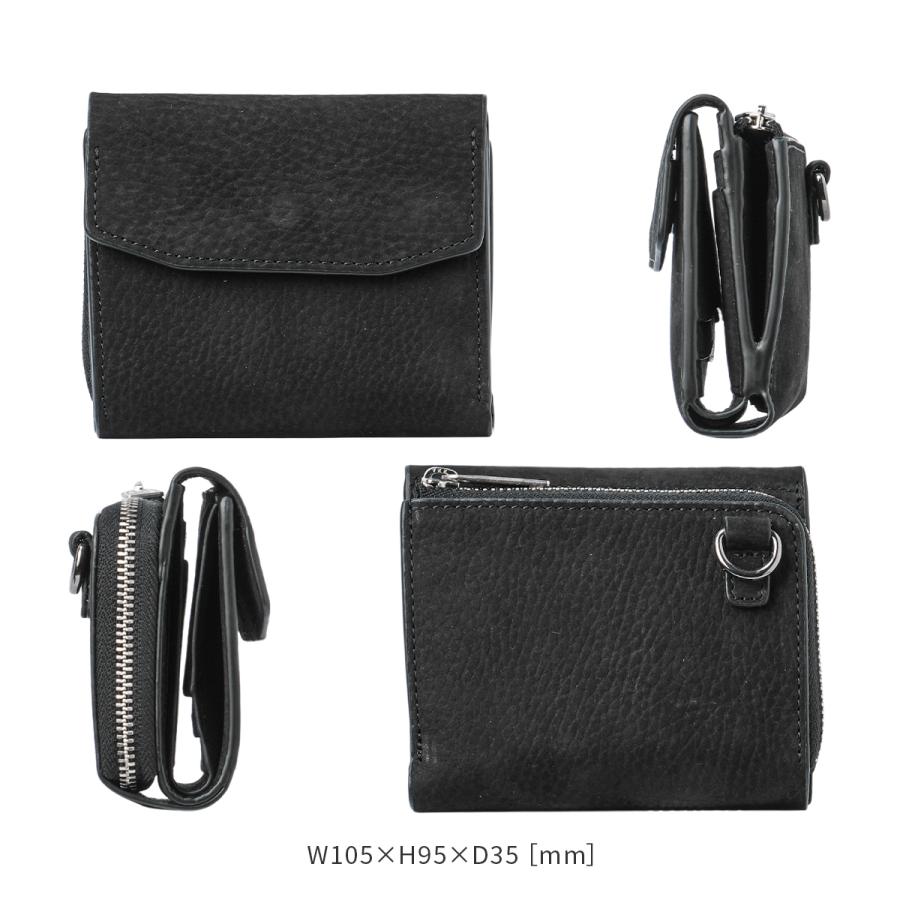 CIE / EXTRA フォーク 二つ折り財布 ミニ財布 ミニウォレット メンズ レディース ブランド レザー 本革 シーエクストラ FOLK 032259 | CIE | 06