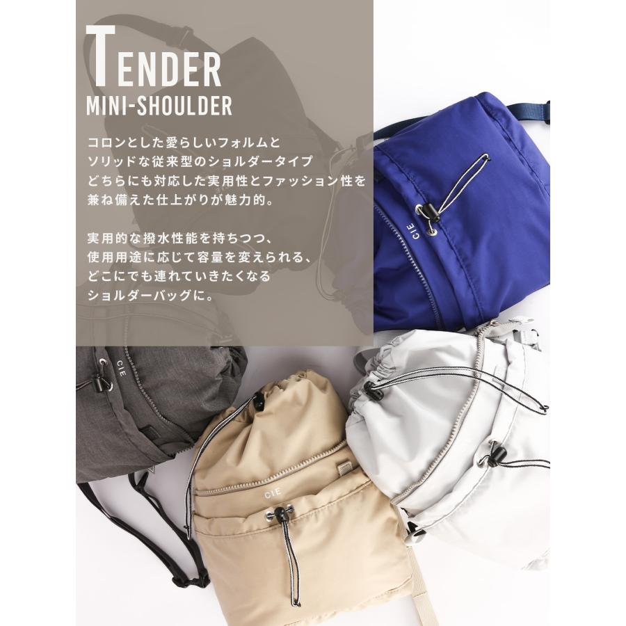 CIE（シー） 最大51% 1/11限定 テンダー 巾着ショルダー 巾着バッグ
