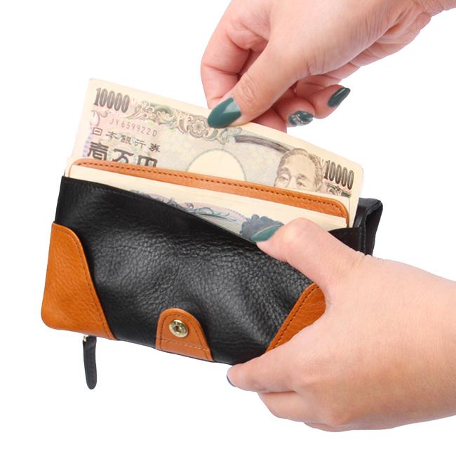 最大42% 5/13限定 クレドラン 財布 長財布 レディース ブランド 本革 日本製 大容量 薄型 薄い財布 スリム レザー 使いやすい CLEDRAN フィニ CL2086 在庫限り | CLEDRAN | 17
