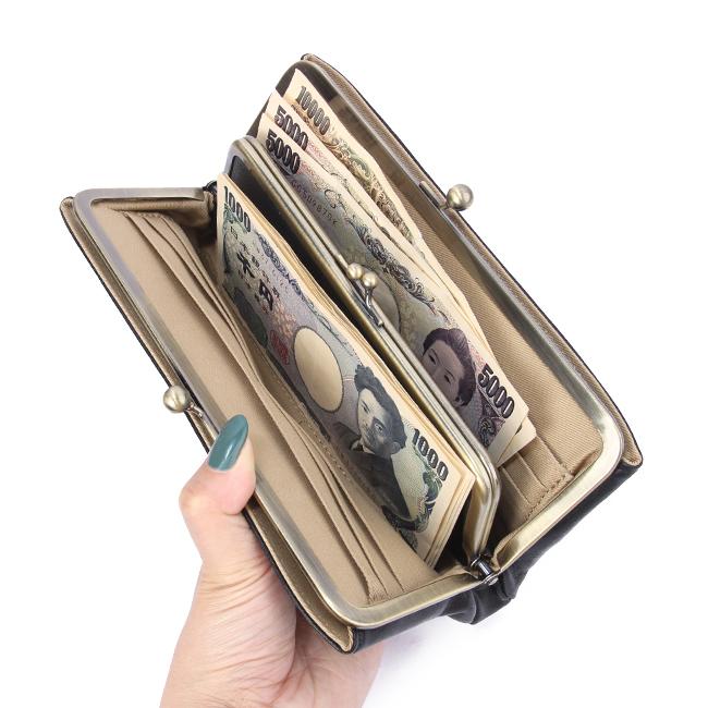 最大41% 9/27限定 クレドラン 財布 長財布 レディース ブランド 本革 日本製 大容量 レザー がま口 使いやすい CLEDRAN ノム CL2305 | CLEDRAN | 11