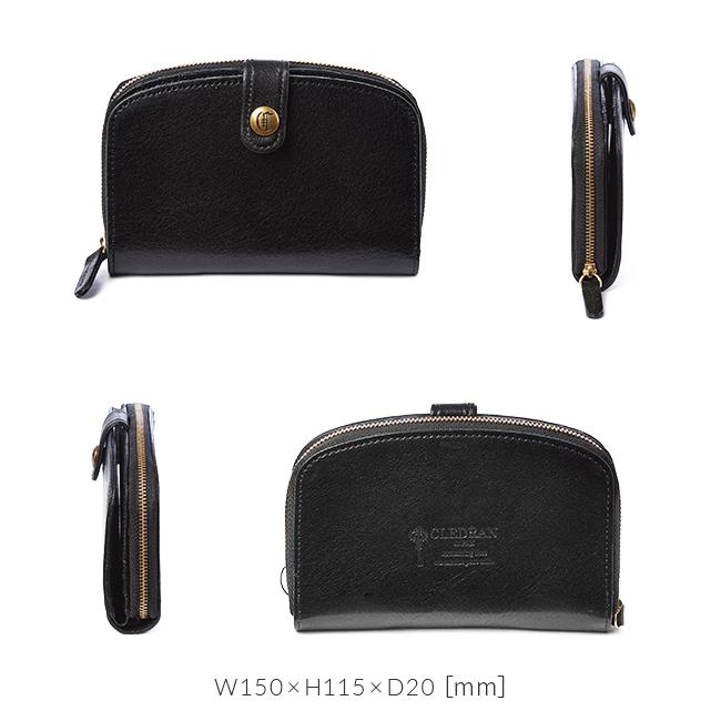 最大42% 1/13限定 クレドラン 財布 二つ折り財布 ミドル財布 レディース ブランド 日本製 本革 大容量 レザー 使いやすい CLEDRAN ミエル CL2406 | CLEDRAN | 06