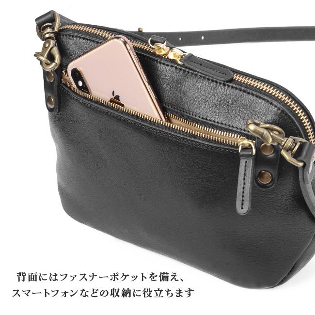 最大42% 2/17まで クレドラン ショルダーバッグ ショルダーウォレット 小さめ 斜めがけ 財布 軽量 日本製 本革 レザー コンパクト CLEDRAN フラム CL2763 | CLEDRAN | 13