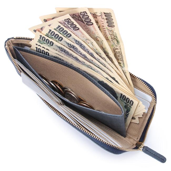 最大42% 8/30限定 クレドラン 財布 長財布 レディース ブランド 本革 日本製 薄型 薄い財布 レザー L字ファスナー CLEDRAN グランディ CL3126 在庫限り | CLEDRAN | 09