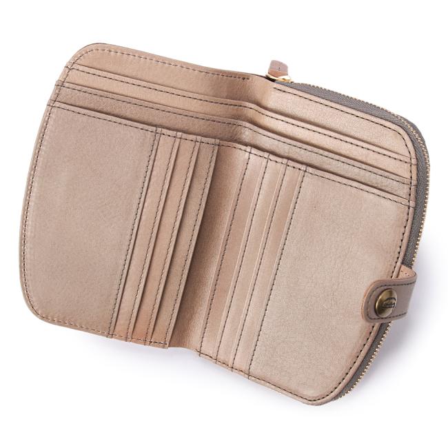 最大40% 4/1限定 クレドラン 財布 二つ折り財布 ミドル財布 レディース ブランド 本革 日本製 大容量 レザー 使いやすい CLEDRAN レイ CL3210 | CLEDRAN | 10