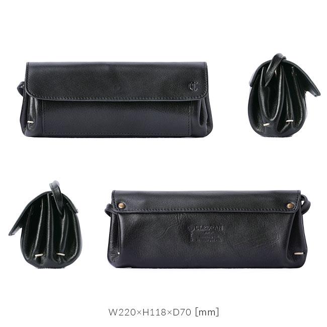 クレドラン ショルダーウォレット ショルダーポーチ レディース ブランド レザー 本革 軽量 日本製 財布 旅行 バーグ CLEDRAN CL3449 | CLEDRAN | 05