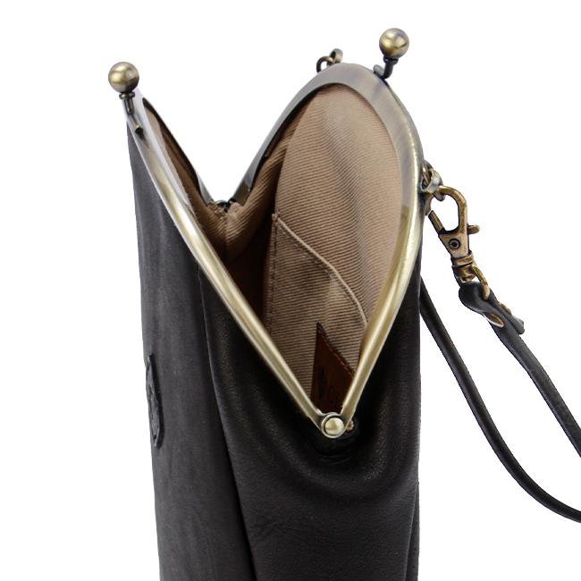 最大42% 1/19限定 クレドラン ショルダーバッグ スマホポーチ レディース ブランド がま口 本革 軽量 日本製 レザー アンファ CLEDRAN ENFA CL3595 在庫限り | CLEDRAN | 14