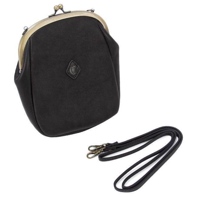 最大42% 1/19限定 クレドラン ショルダーバッグ スマホポーチ レディース ブランド がま口 本革 軽量 日本製 レザー アンファ CLEDRAN ENFA CL3595 在庫限り | CLEDRAN | 19