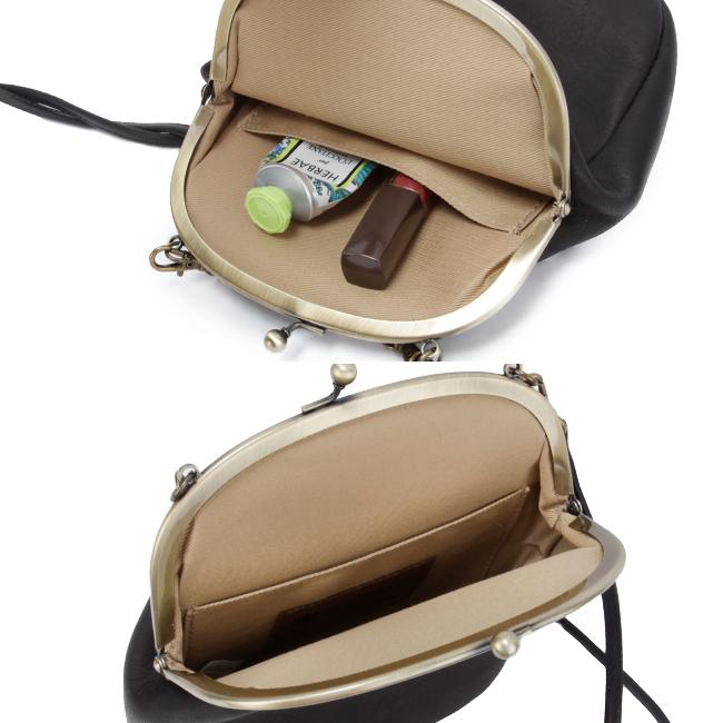 最大42% 1/19限定 クレドラン ショルダーバッグ スマホポーチ レディース ブランド がま口 本革 軽量 日本製 レザー アンファ CLEDRAN ENFA CL3595 在庫限り | CLEDRAN | 12