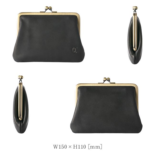 クレドラン 財布 がま口財布 マルチポーチ レディース ブランド 本革 軽量 大容量 日本製 レザー アンファ CLEDRAN ENFA CL3596 | CLEDRAN | 07