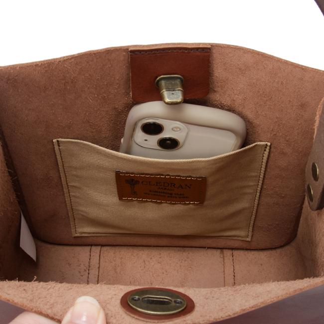 最大42% 12/28限定 クレドラン トートバッグ レディース ブランド レザー 本革 日本製 軽量 通勤 旅行 小さめ ミニ コンパクト B6 サンク CLEDRAN CINQ CL3600 | CLEDRAN | 10