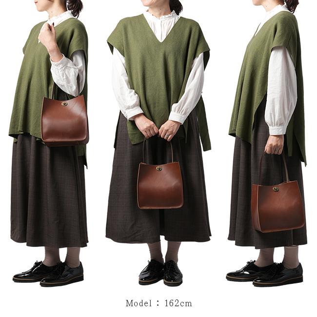 クレドラン トートバッグ レディース ブランド レザー 本革 日本製 軽量 通勤 旅行 小さめ ミニ コンパクト B6 サンク CLEDRAN CINQ CL3600 | CLEDRAN | 05