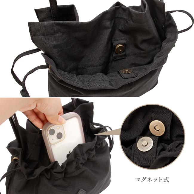 CLEDRAN 巾着トートバッグ　ブラック CLEDRAN 【最大p29％ 3年保証付】 クレドラン BULE ブル 巾着