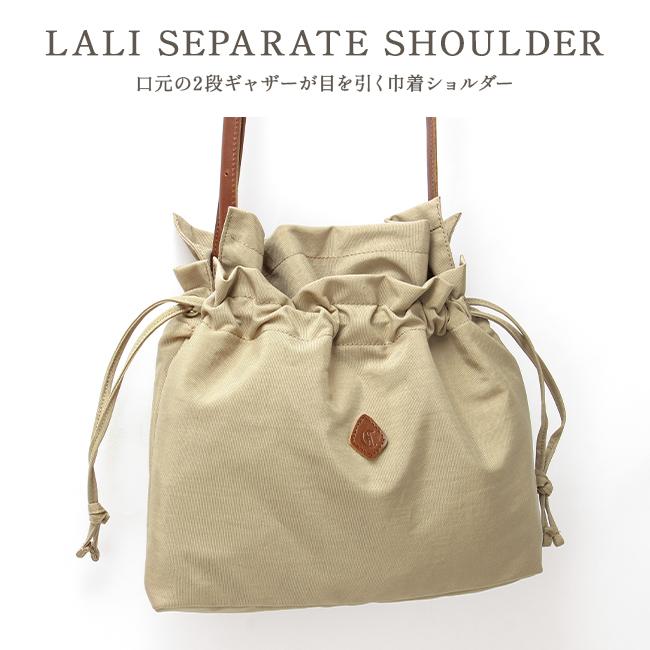 クレドラン バケット ショルダーバッグ レザー 巾着 レディース　ブラウン　本革 クレドラン バケット ショルダーバッグ レザー 巾着 レディース