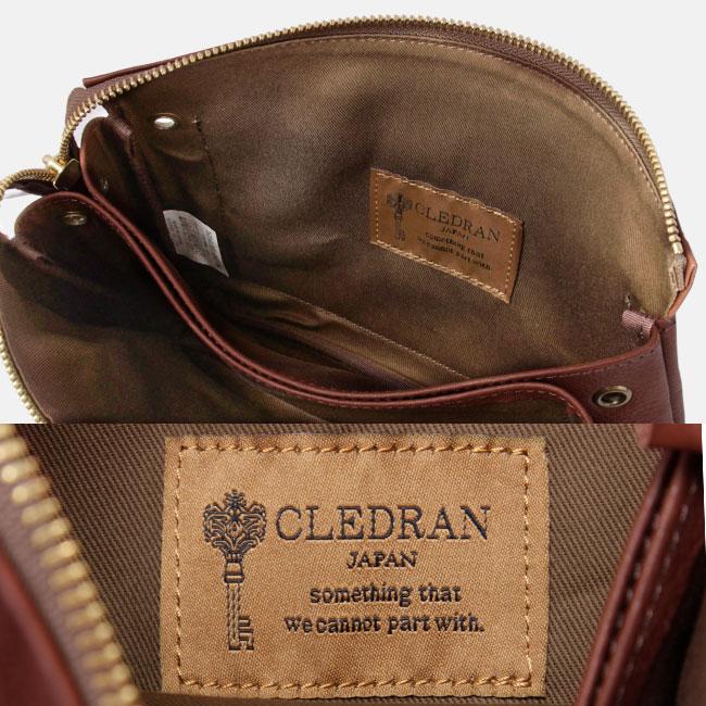 最大50% 3/25限定 クレドラン ショルダーバッグ サコッシュ レディース ブランド レザー 本革 軽量 日本製 薄型 薄マチ 斜めがけ B6 ガレ CLEDRAN GALE CL3629 | CLEDRAN | 13