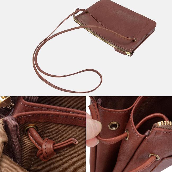 最大42% 12/28限定 クレドラン ショルダーバッグ サコッシュ レディース ブランド レザー 本革 軽量 日本製 薄型 薄マチ 斜めがけ B6 ガレ CLEDRAN GALE CL3629 | CLEDRAN | 15