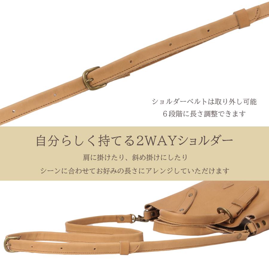 最大42% 8/30限定 クレドラン トートバッグ レディース ブランド レザー 本革 軽量 日本製 小さめ 斜めがけ A5 2WAY ショルダー フール CLEDRAN HEURE CL3735 | CLEDRAN | 14