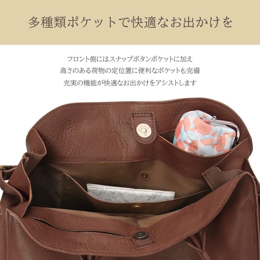 最大42% 12/28限定 クレドラン トートバッグ ボストンバッグ レディース ブランド レザー 本革 大容量 軽量 日本製 肩掛け 大きめ A4 ガレ CLEDRAN GALE CL3748 | CLEDRAN | 10