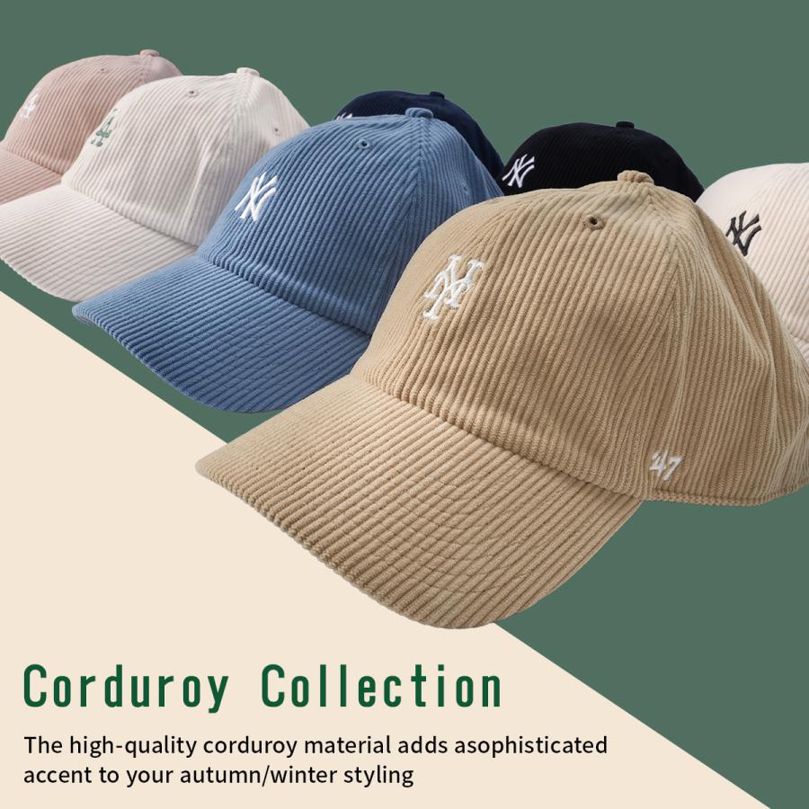 最大42% 2/11限定 フォーティーセブン 47 コーデュロイ キャップ 帽子 メンズ レディース ドジャース ヤンキース メッツ MLB | 47 | 08
