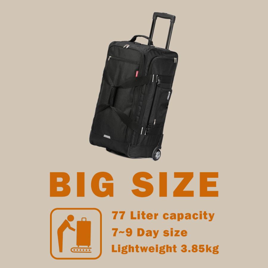 最大53% 3/1まで コールマン ボストンキャリー 77L 3WAY キャリーバッグ ボストンバッグ ショルダー coleman 01410 | Coleman | 02