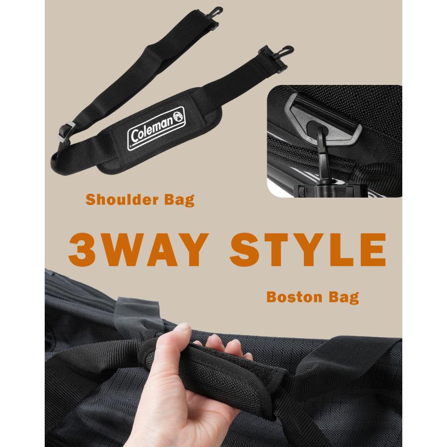 最大46% 2/1まで コールマン ボストンキャリー 77L 3WAY キャリーバッグ ボストンバッグ ショルダー coleman 01410 | Coleman | 03