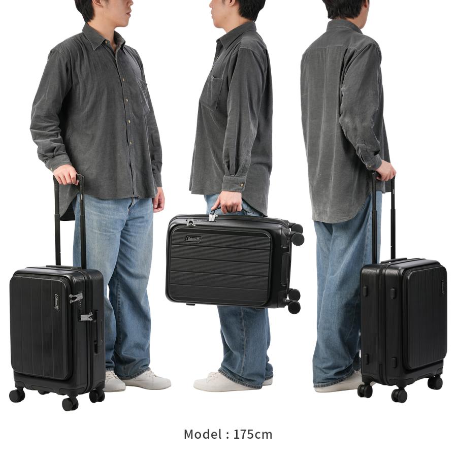 最大55% 1/30から コールマン スーツケース 機内持ち込み Sサイズ SS 37L 軽量 小型 小さめ フロントオープン 4輪 双輪 キャリーケース Coleman 60005 | Coleman | 08