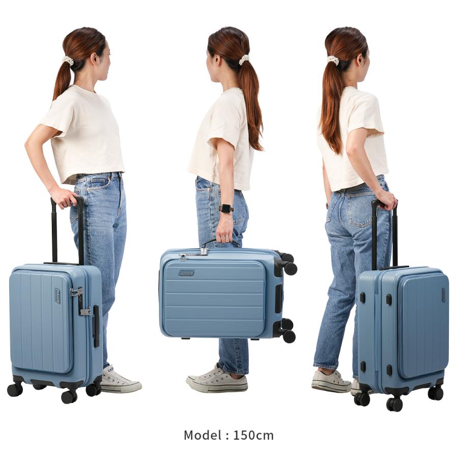 最大50% 9/6限定 コールマン スーツケース 機内持ち込み Sサイズ SS 37L 軽量 小型 小さめ フロントオープン 4輪 双輪 キャリーケース Coleman 60005 | Coleman | 09
