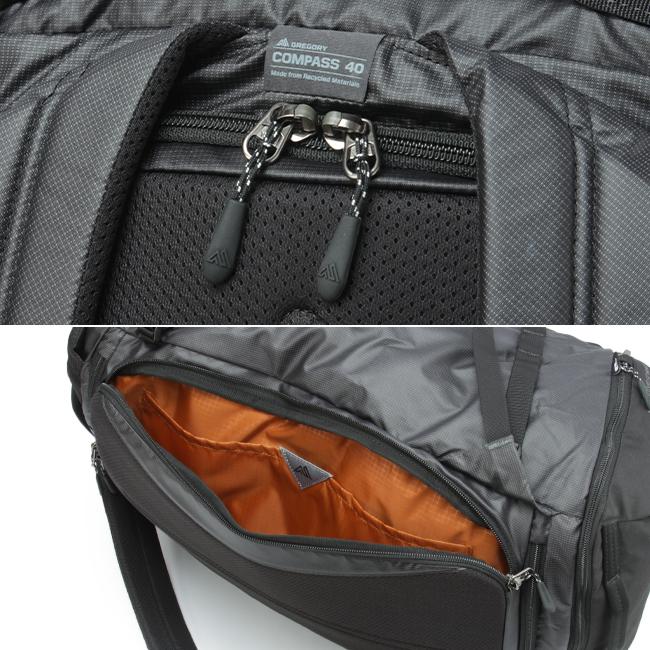 最大50% 4/5限定 グレゴリー リュック 通学 通勤 メンズ レディース バックパック 大容量 軽量 40L アスペクト コンパス40 GREGORY ASPECT compass40 | GREGORY | 12