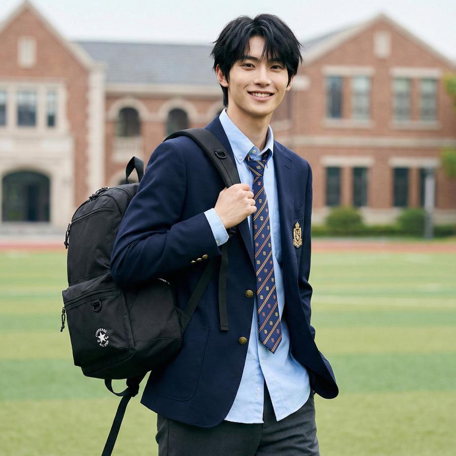 最大53% 3/22まで コンバース リュック 23L 通学 男子 女子 女子高生 高校生 通学リュック スクールリュック スクールバッグ スリムロゴ Converse 20072 | CONVERSE | 05