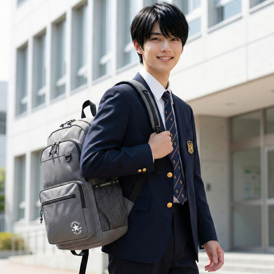 最大42% 8/30限定 コンバース リュック 30L 通学 男子 女子 女子高生 高校生 大容量 通学リュック スクールリュック スクールバッグ スリムロゴ Converse 20073 | CONVERSE | 05