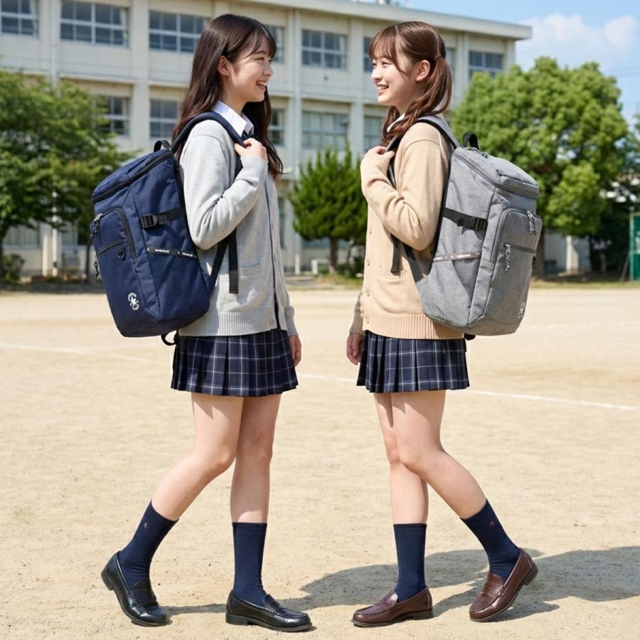 コンバース リュック 30L 大容量 軽量 撥水 男子 女子 中学生 高校生 黒 通学 部活 大きめ スクエア ボックス型 B4 Converse JOY 20074 | CONVERSE | 07