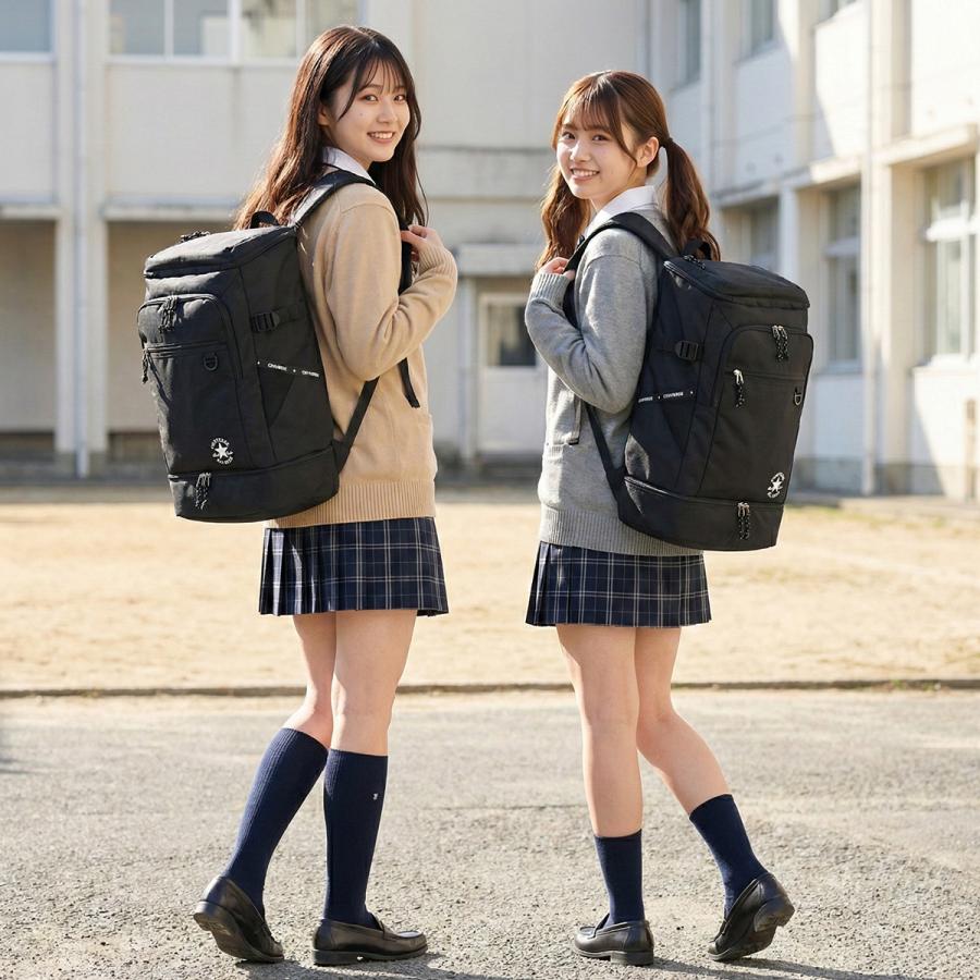 最大42% 8/30限定 コンバース リュック 33L 通学 男子 女子 女子高生 高校生 通学リュック スクールリュック スクールバッグ スリムロゴ Converse 20075 | CONVERSE | 05