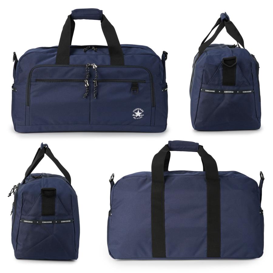 最大42% 2/17まで コンバース ボストンバッグ 55L 修学旅行 林間学校 小学校 中学生 高校生 女子 男子 大容量 軽量 撥水 2WAY Converse SLIM TAPE LOGO 20076 | CONVERSE | 21
