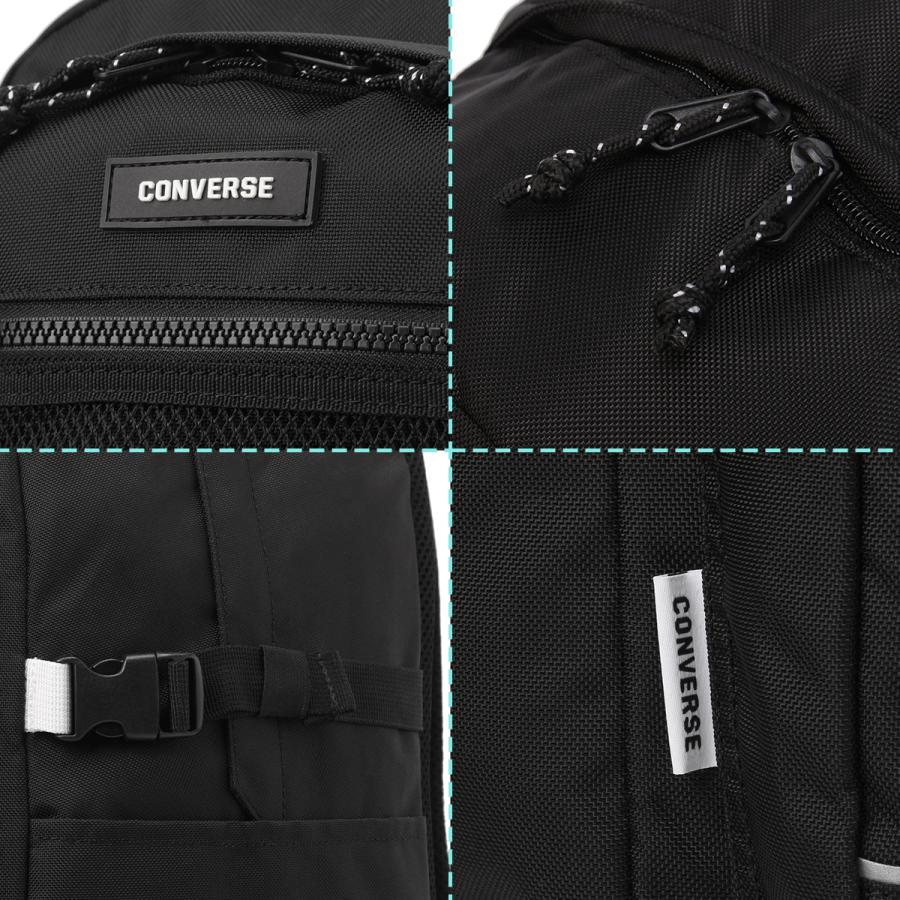 最大41% 12/25限定 2025年モデル コンバース リュック 30L 新作 大容量 軽量 撥水 男子 女子 中学生 高校生 黒 通学 部活 大きめ A4 B4 プレイ CONVERSE 20099 | CONVERSE | 18