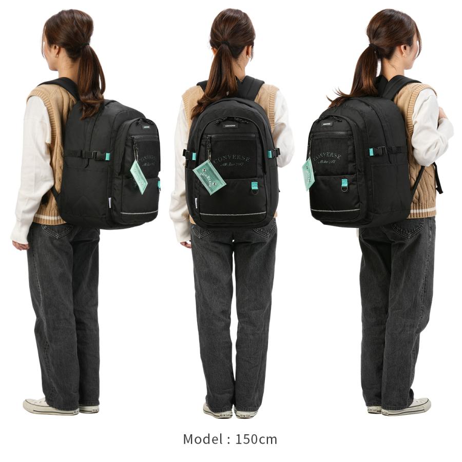 最大50% 1/15限定 2025年モデル コンバース リュック 30L 新作 大容量 軽量 撥水 男子 女子 中学生 高校生 黒 通学 部活 大きめ A4 B4 プレイ CONVERSE 20099 | CONVERSE | 07