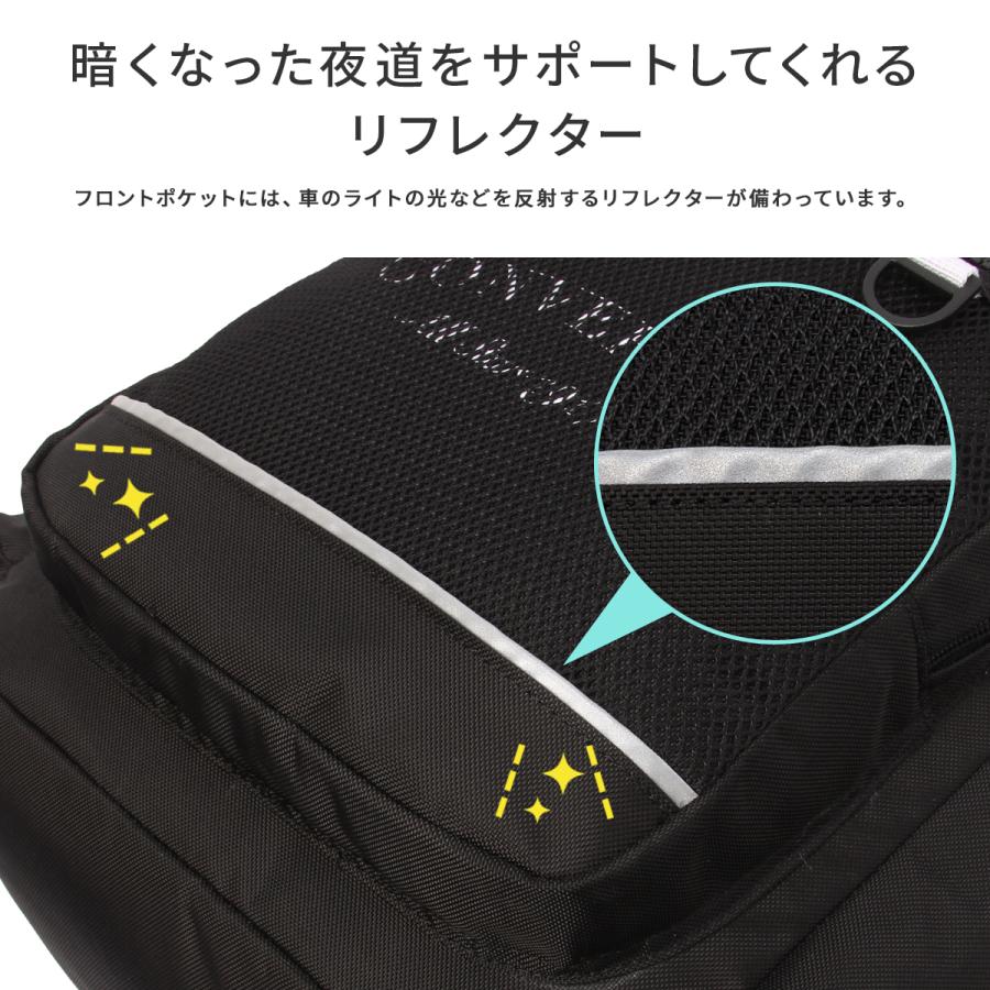 2025年モデル コンバース リュック 30L 新作 大容量 軽量 撥水 男子 女子 中学生 高校生 黒 通学 スクエア ボックス型 スクールバッグ 20100 | CONVERSE | 14