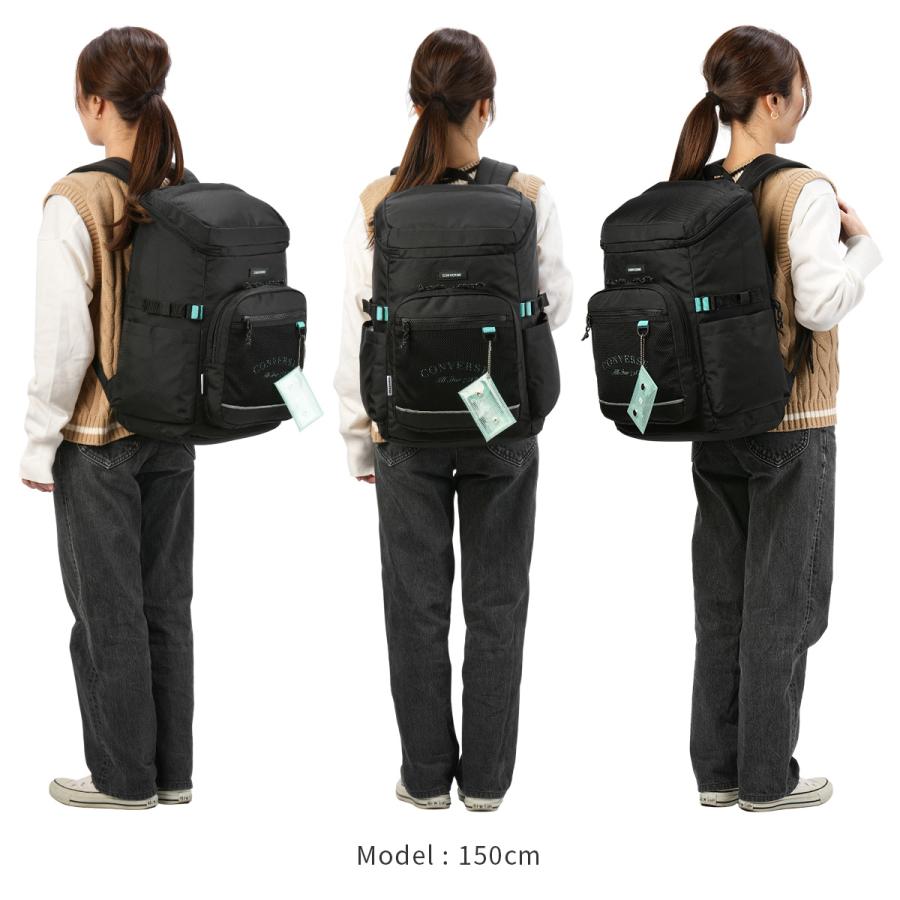 2025年モデル コンバース リュック 30L 新作 大容量 軽量 撥水 男子 女子 中学生 高校生 黒 通学 スクエア ボックス型 スクールバッグ 20100 | CONVERSE | 07
