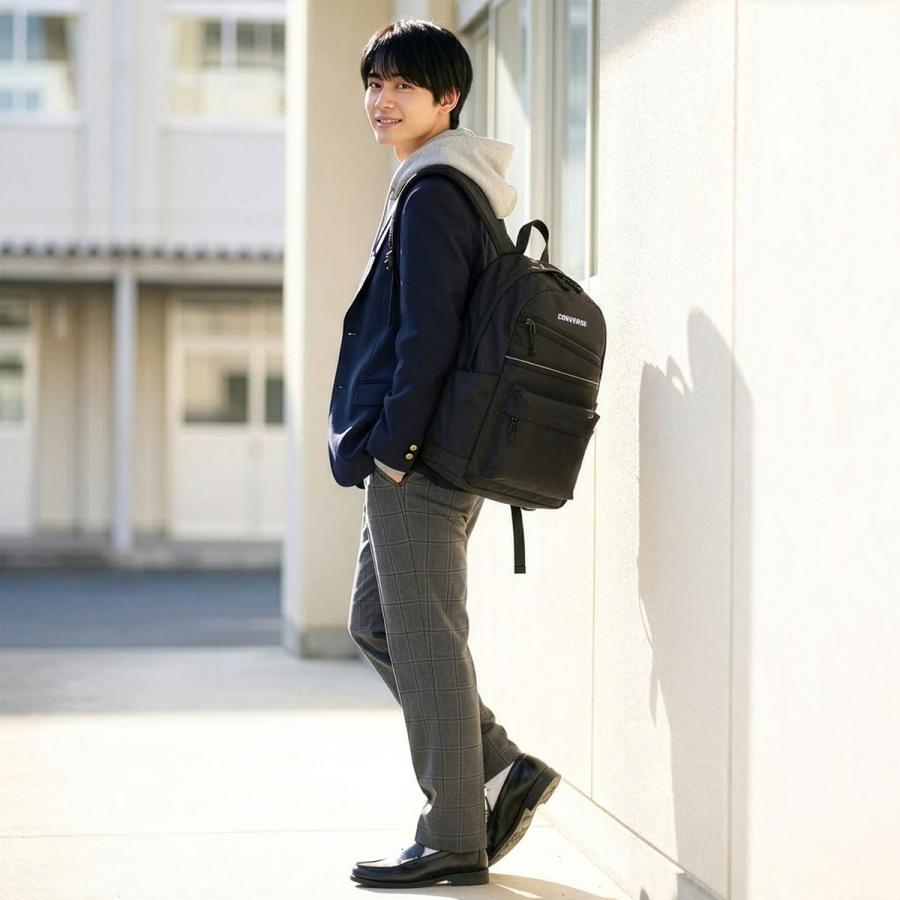最大53% 3/1まで コンバース リュック 25L 通学 男子 女子 女子高生 高校生 通学リュック スクールリュック スクールバッグ コネクト Converse 20103 | CONVERSE | 06